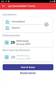 Jay Dwarkadhish Travels android App screenshot 4